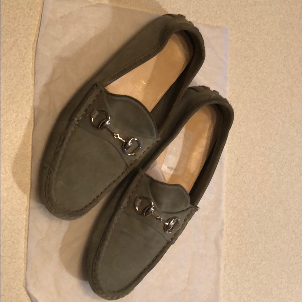 Gucci suede driving Mocs